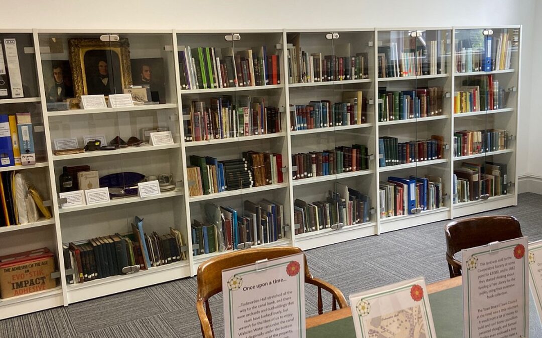 The Society’s New Shelving Now In Place For Todmorden Library’s Reopening